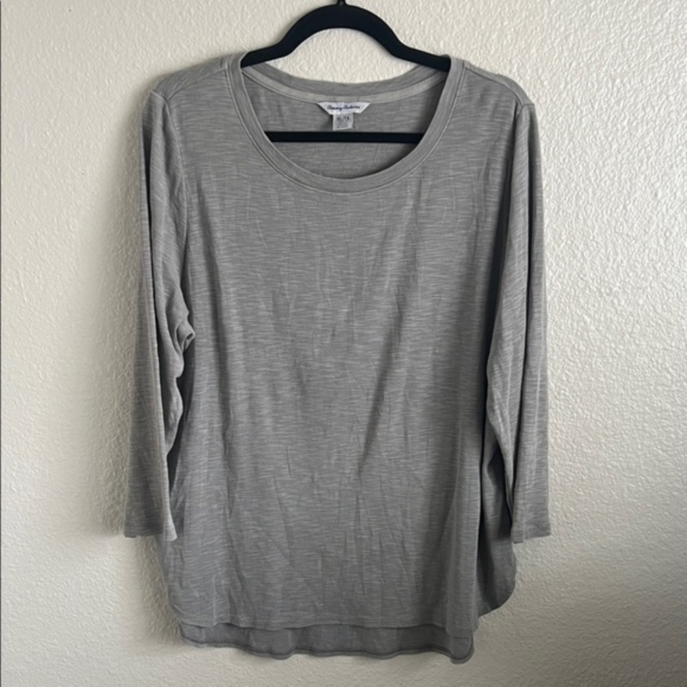 Tommy Bahama Light Gray Long Sleeve Top XS
